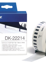 Brother Etiket Brother DK-22214 12mm thermisch 30-meter wit papier