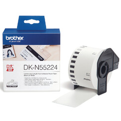 Etiquette Brother DK-N55224 54mm papier 30m blanc non-AC