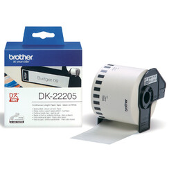 Etiket Brother DK-22205 62mm 30-meter wit papier