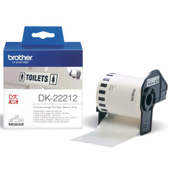 Etiquette Brother DK-22212 62mm film 15m blanc