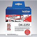 Brother Etiket Brother DK-22251 62mm 15-meter zwart/rood