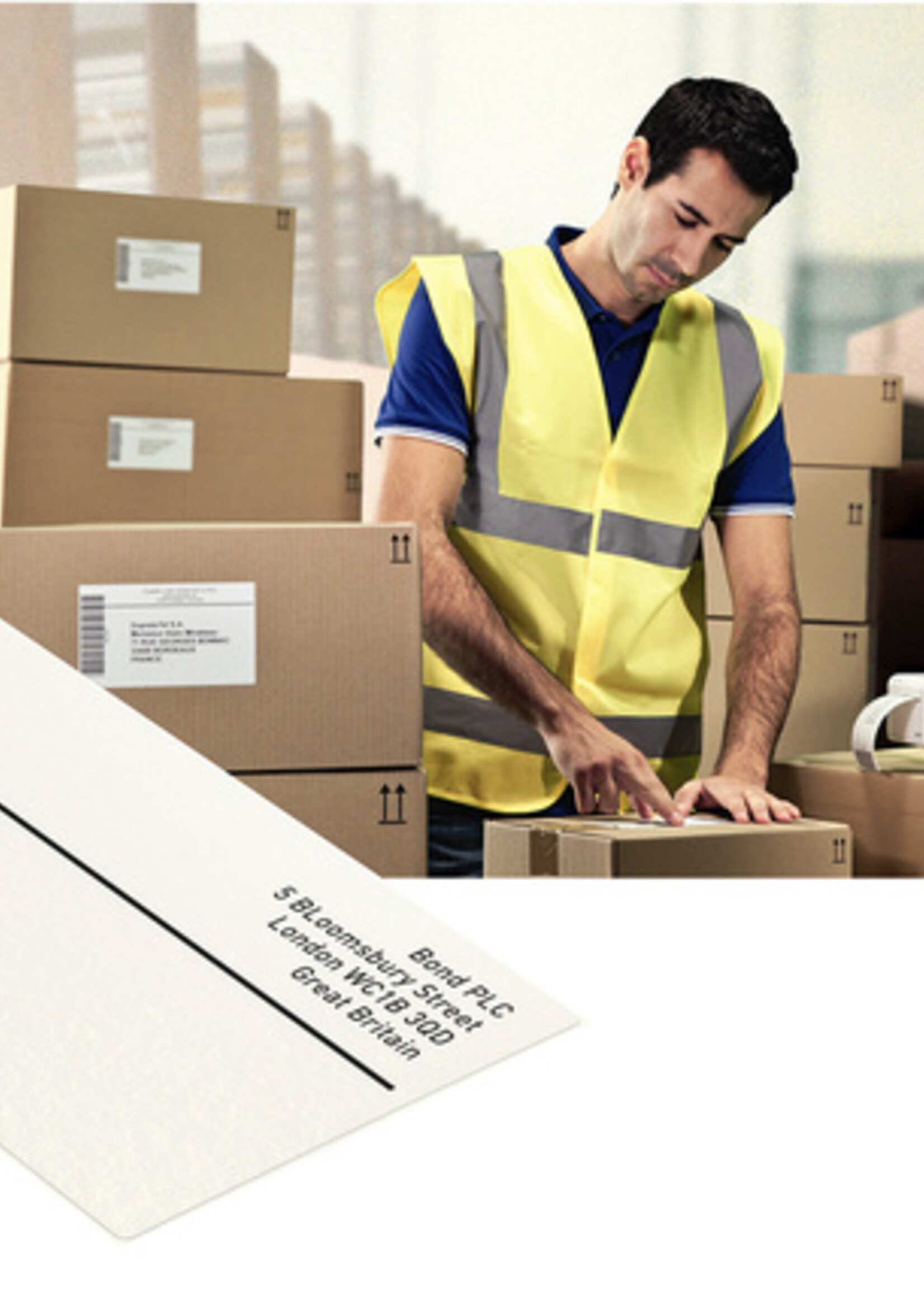 Leitz Etiquette imprimante Leitz Icon papier 59mmx102mm blanc 225p