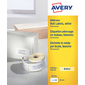 Avery Etiket Avery R5012 thermisch 89x28mm wit 260stuks