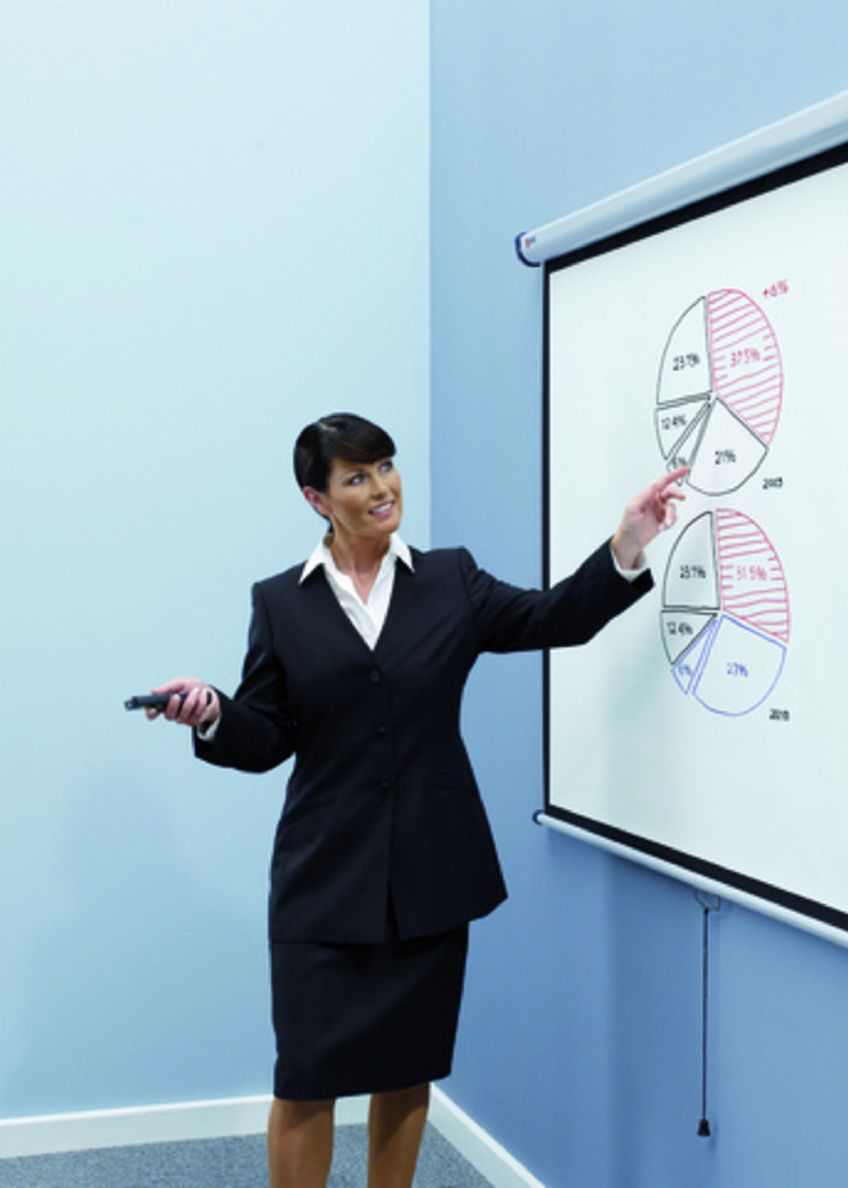 Nobo Projectiescherm Nobo wand 240x181.3cm