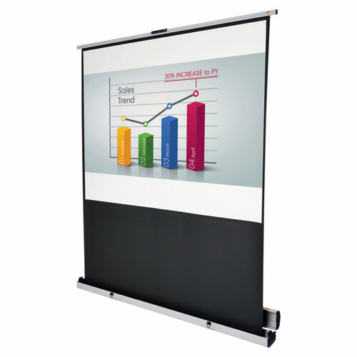 Nobo Ecran de projection Nobo portable 162x122cm modèle sur pied