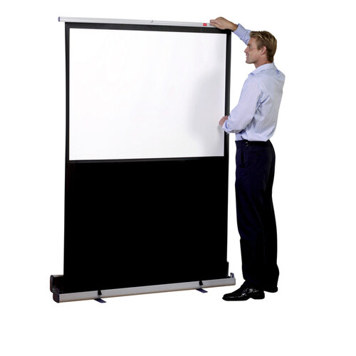 Nobo Ecran de projection Nobo portable 162x122cm modèle sur pied