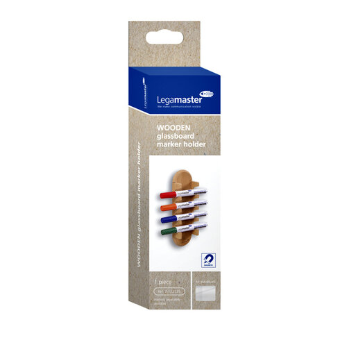 Legamaster Porte-marqueurs tableau en verre Legamaster bois