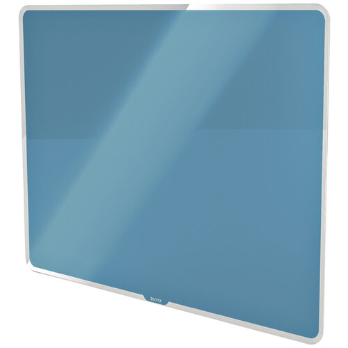 Leitz Tableau en verre magnétique Leitz Cosy 800x600mm bleu