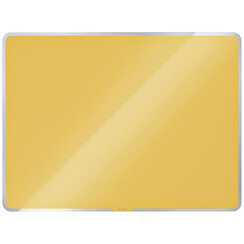 Tableau en verre magnétique Leitz Cosy 600x400mm jaune