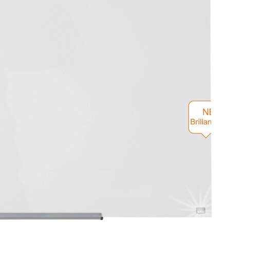 Nobo Tableau en verre Nobo Impression Pro 126x71,1cm blanc brillant