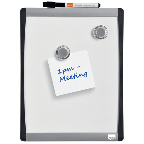 Nobo Whiteboard Nobo 28x21.5cm gewelfd