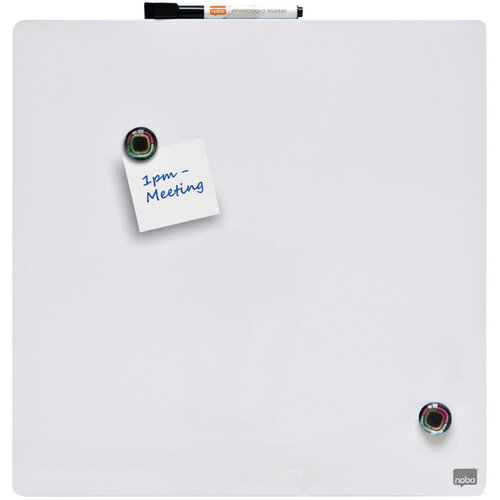 Nobo Whiteboard Nobo tegel 36x36cm wit magnetisch