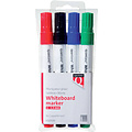 Quantore Whiteboardstift Quantore rond 1-1.5mm 4stuks assorti