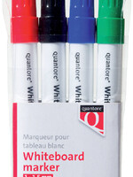 Quantore Whiteboardstift Quantore rond 1-1.5mm 4stuks assorti
