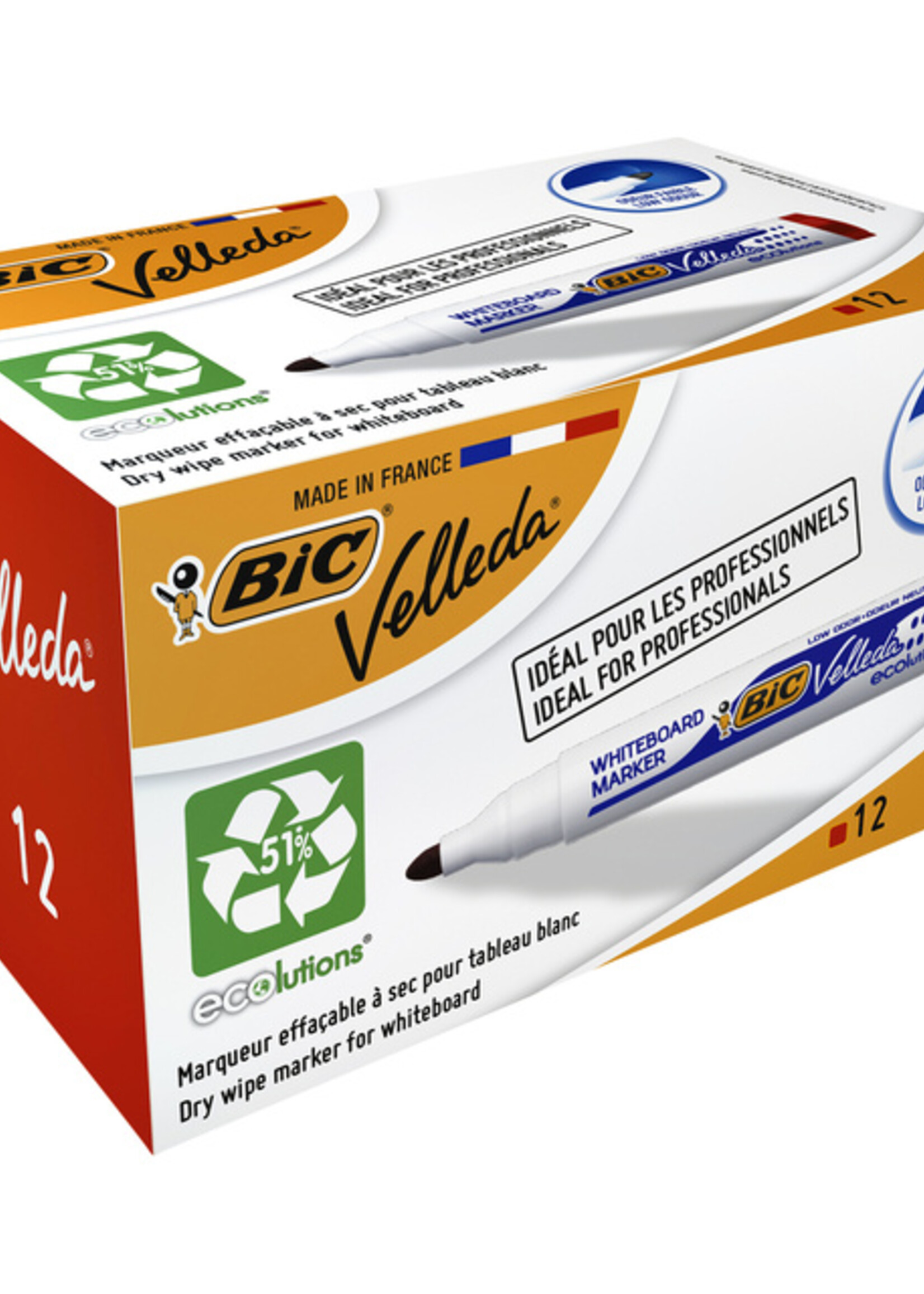 Bic Viltstift Bic 1701 whiteboard rond rood 1.4mm