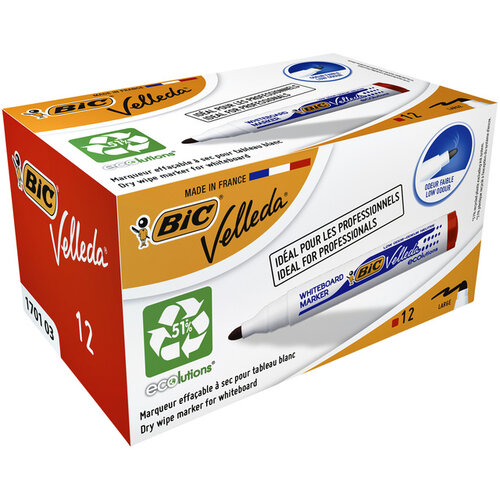 Bic Viltstift Bic 1701 whiteboard rond rood 1.4mm