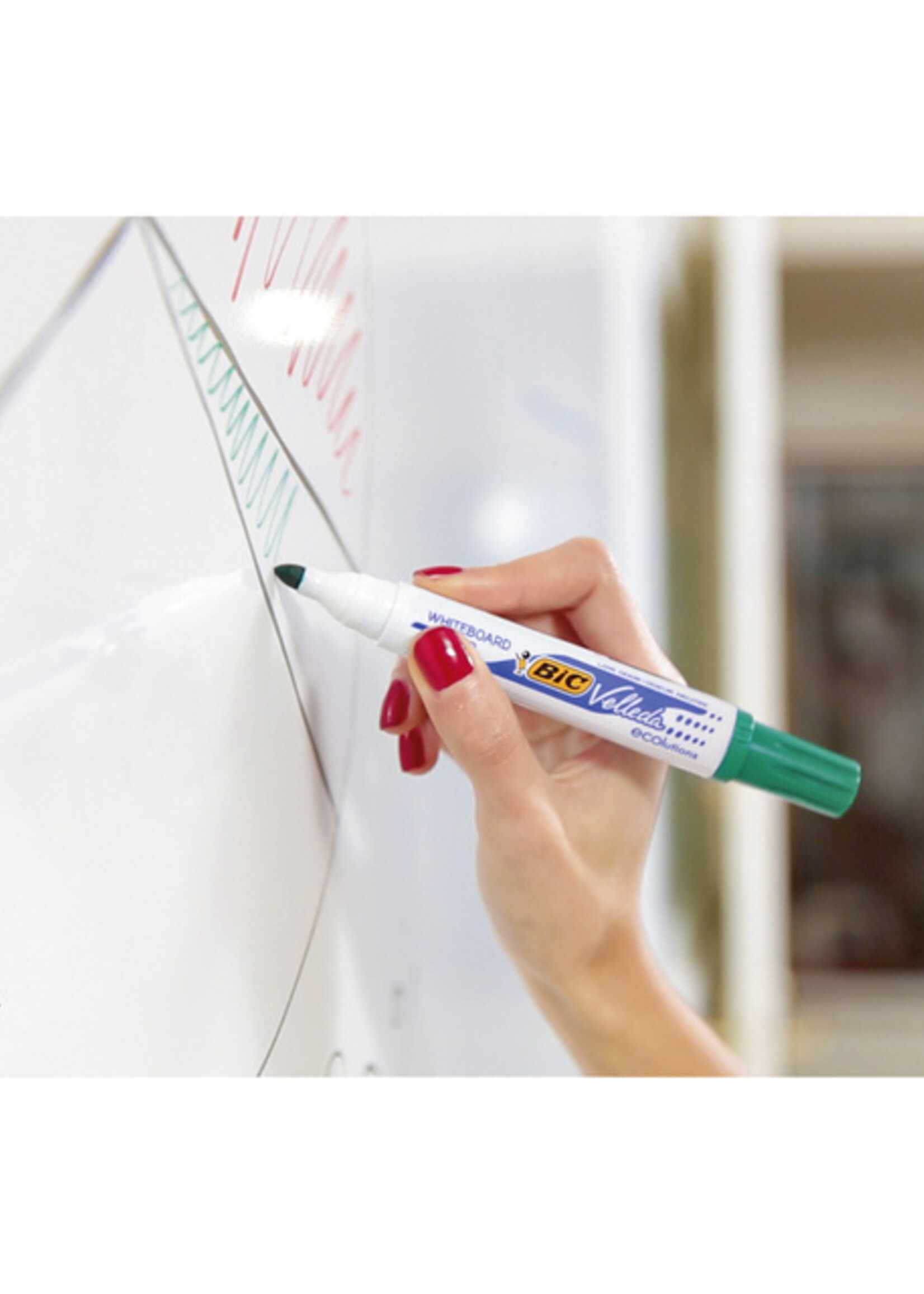 Bic Feutre pour tableau blanc BIC 1701 pointe ogive 1,4mm rouge