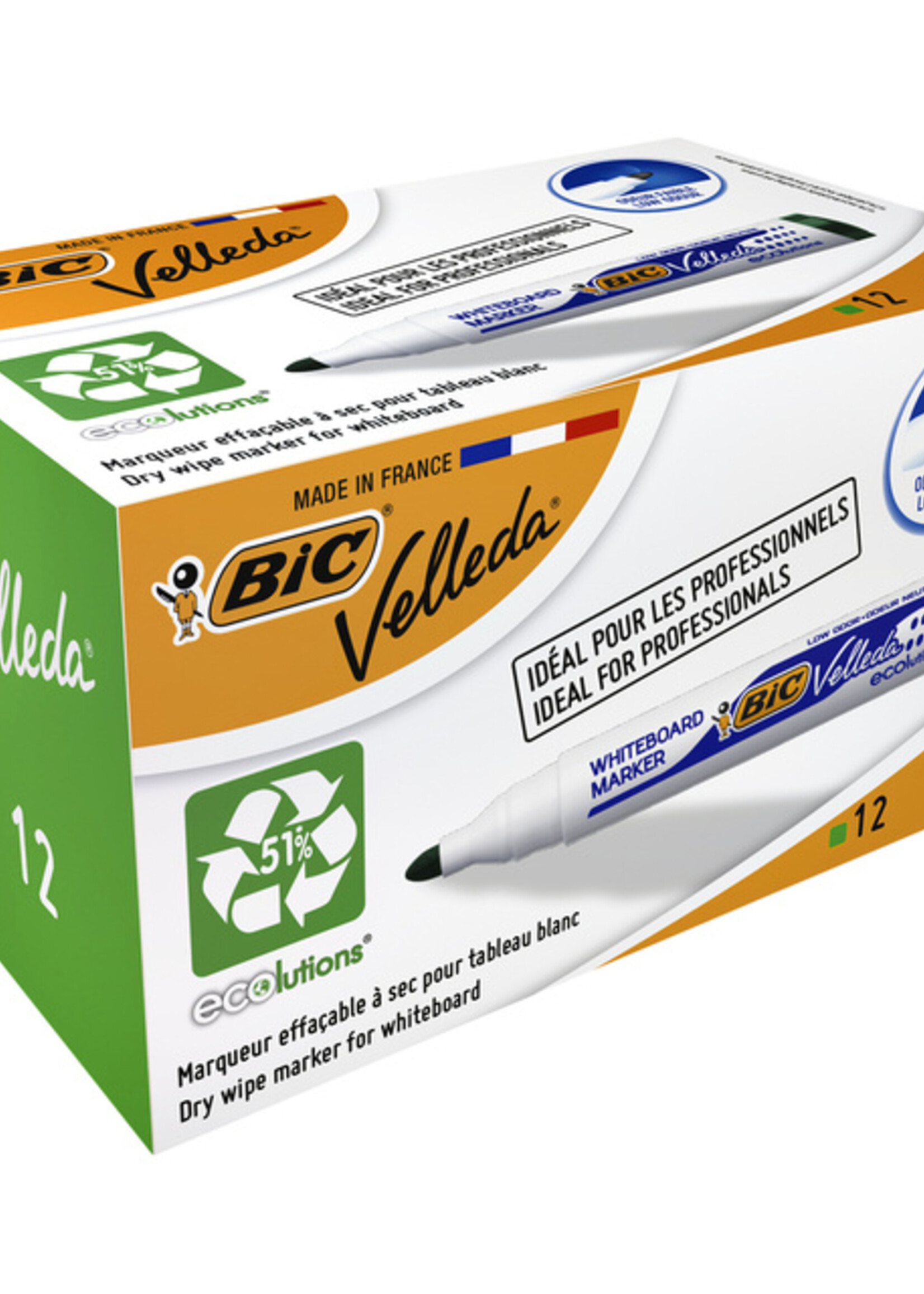 Bic Feutre pour tableau blanc BIC 1701 pointe ogive 1,4mm vert