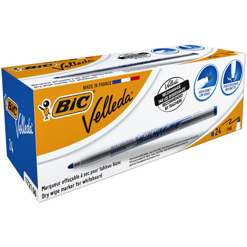 Bic Viltstift Bic 1721 whiteboard rond blauw 1.5mm