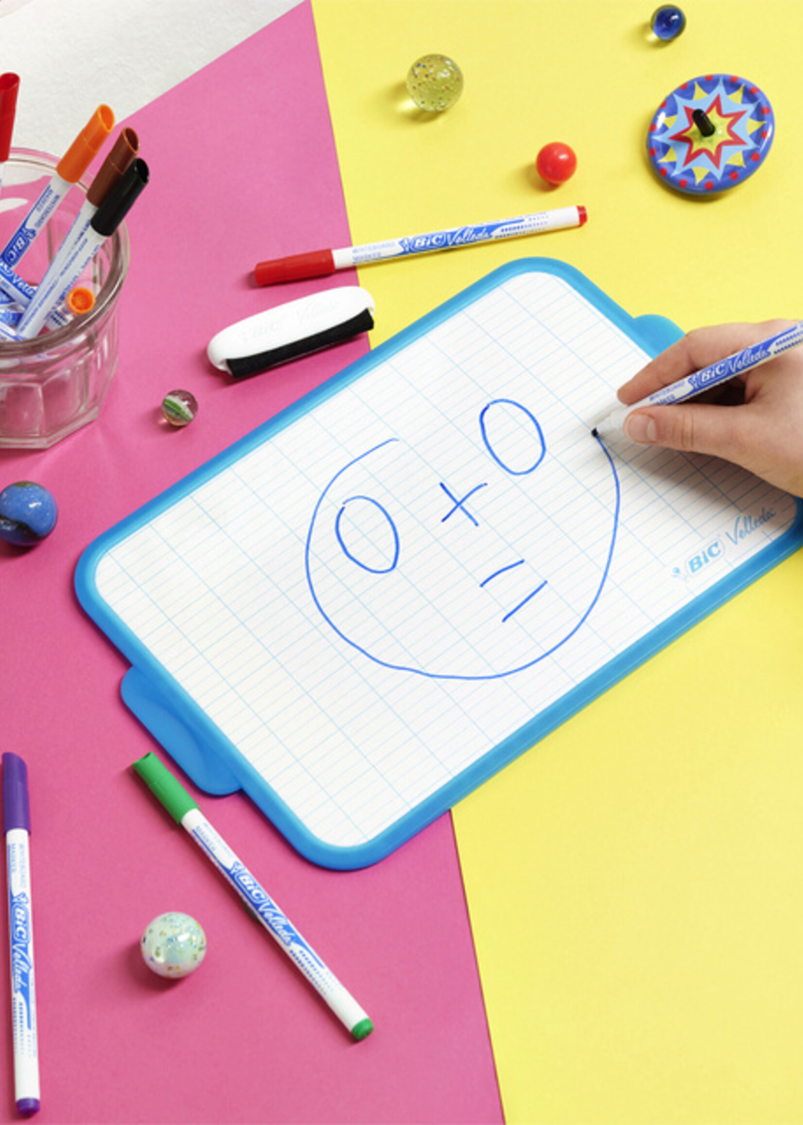 Bic Viltstift Bic 1721 whiteboard rond blauw 1.5mm