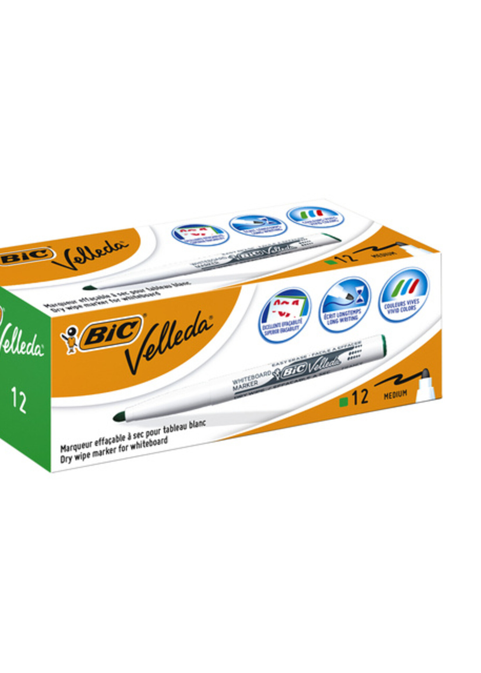 Bic Viltstift Bic 1741 whiteboard rond groen 1.4mm