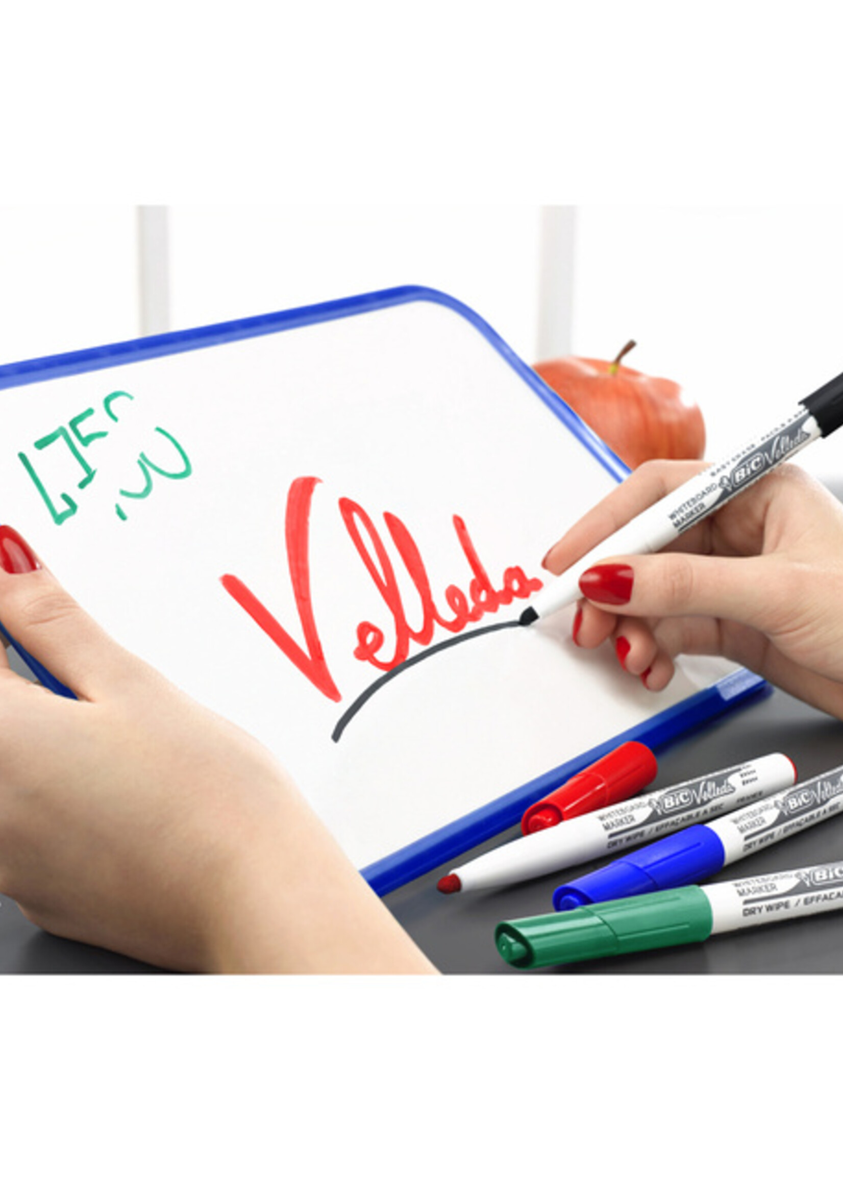 Bic Viltstift Bic 1744 whiteboard rond ass 1.4mm blister à 4st