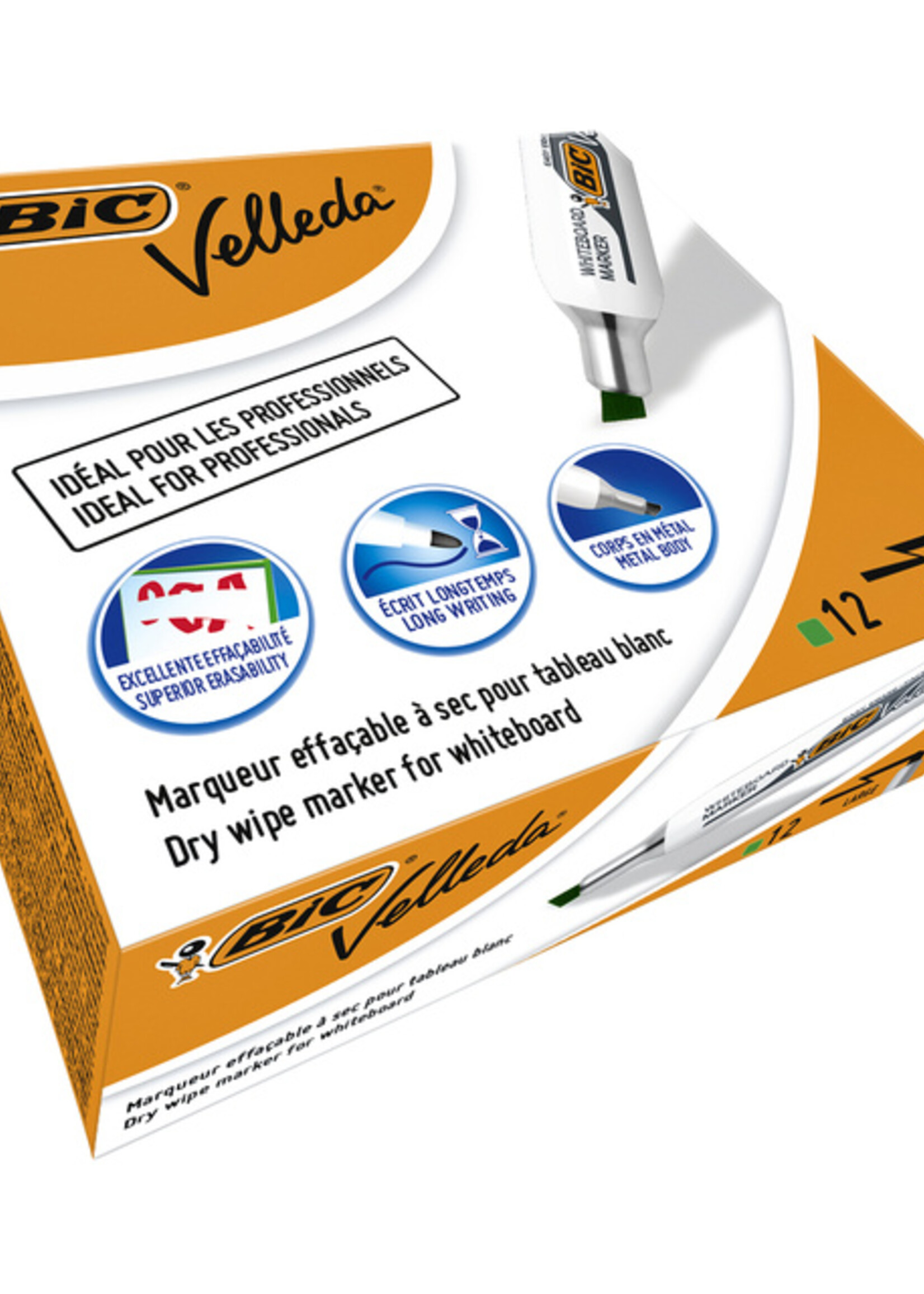 Bic Viltstift Bic 1781 whiteboard schuin groen 3.2-5.5mm