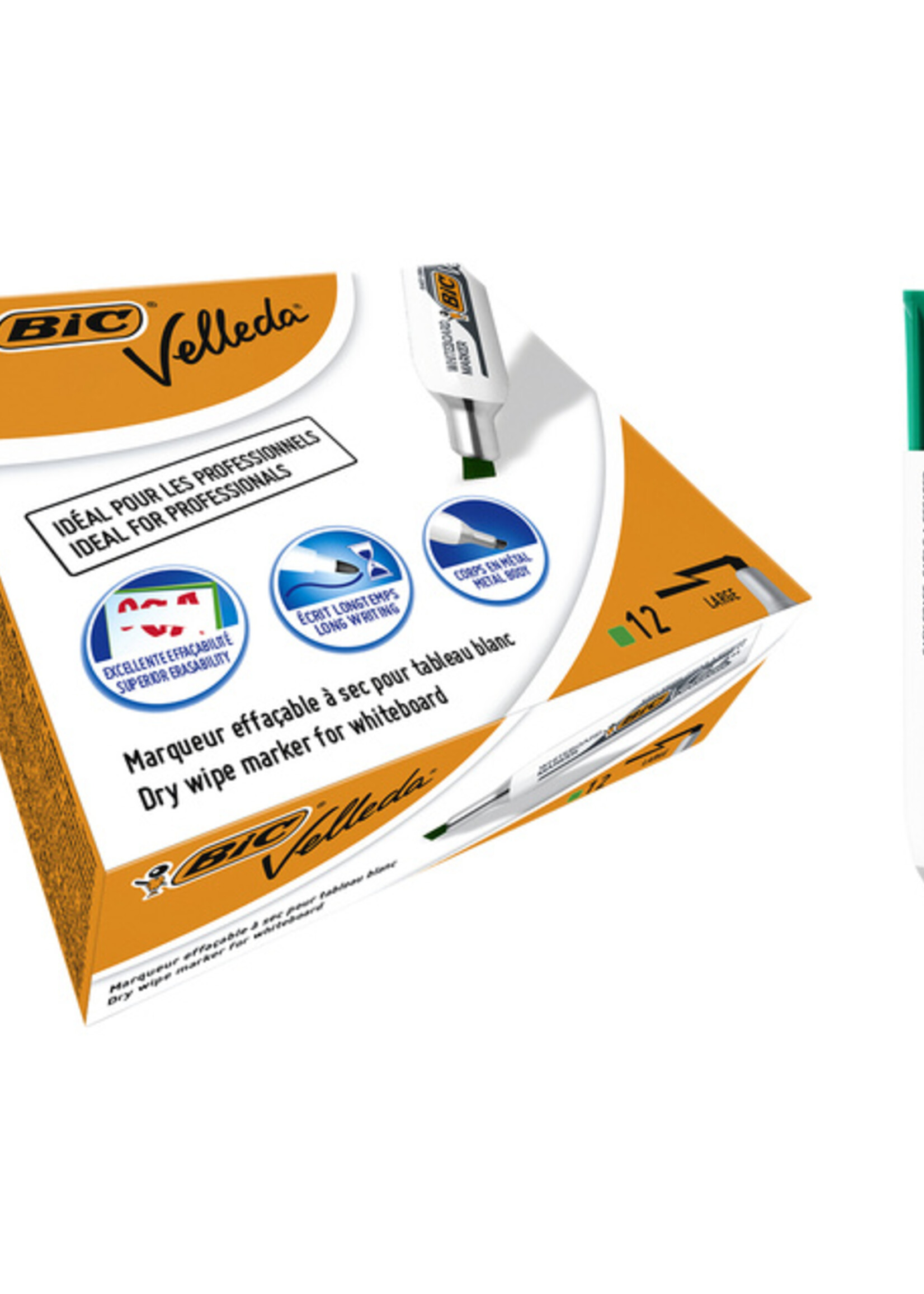 Bic Viltstift Bic 1781 whiteboard schuin groen 3.2-5.5mm