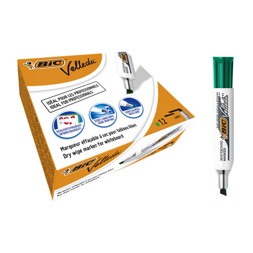Bic Viltstift Bic 1781 whiteboard schuin groen 3.2-5.5mm