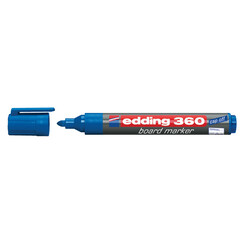 Feutre pour tableau blanc edding 360 ogive 3mm bleu