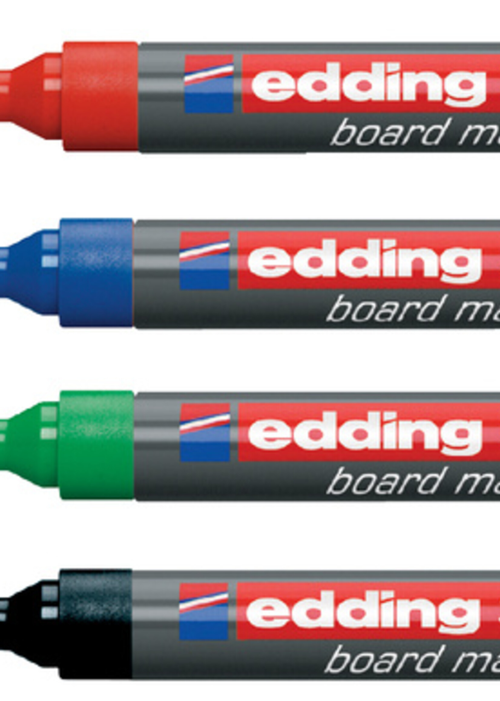 edding Viltstift edding 360 whiteboard rond assorti 3mm etui à 4st