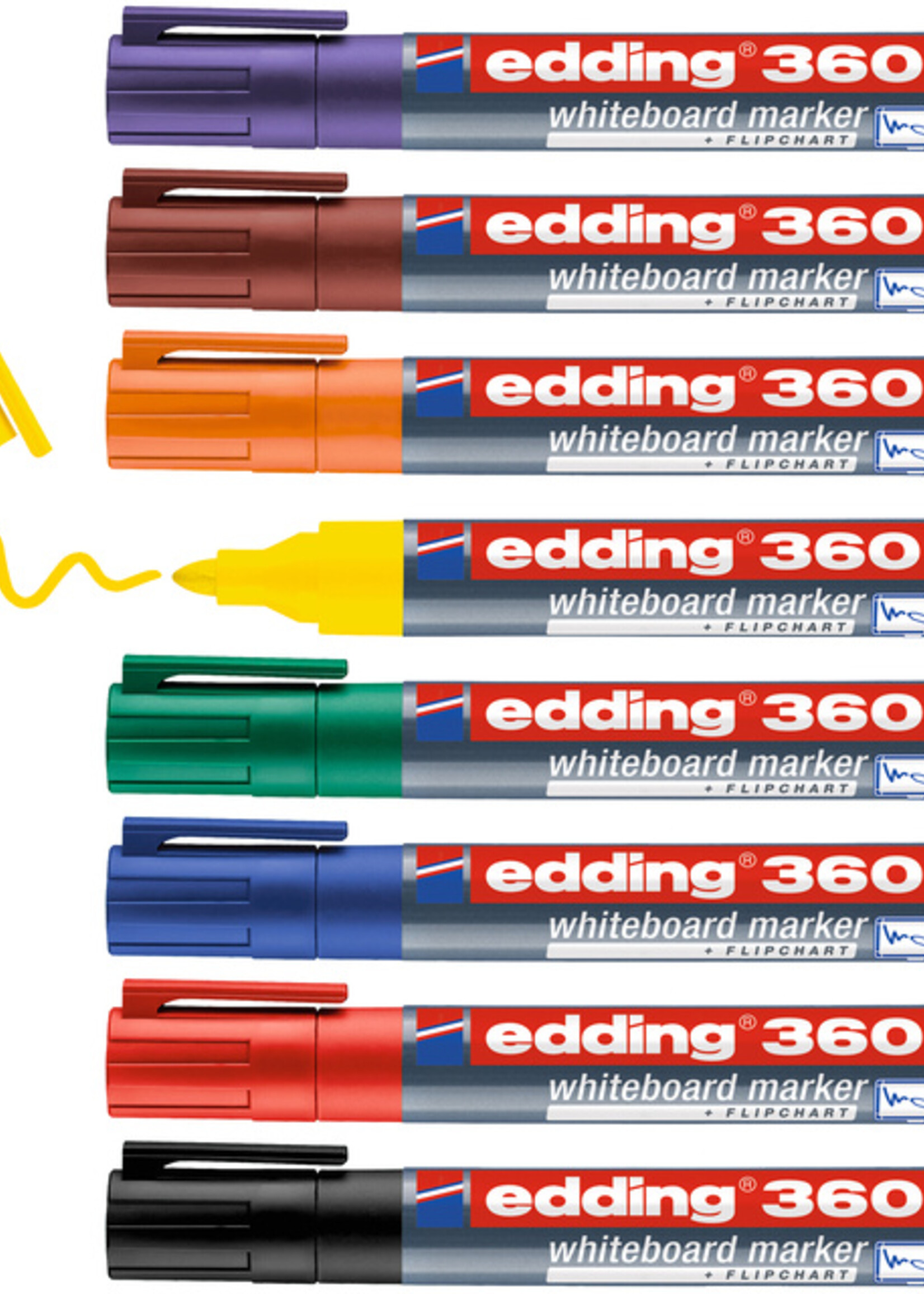 edding Feutre edding 360 tableau blanc ogive 1,5-3mm set 8 couleurs
