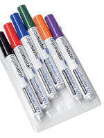 Legamaster Viltstift Legamaster TZ1 whiteboard rond assorti 1.5-3mm 6st