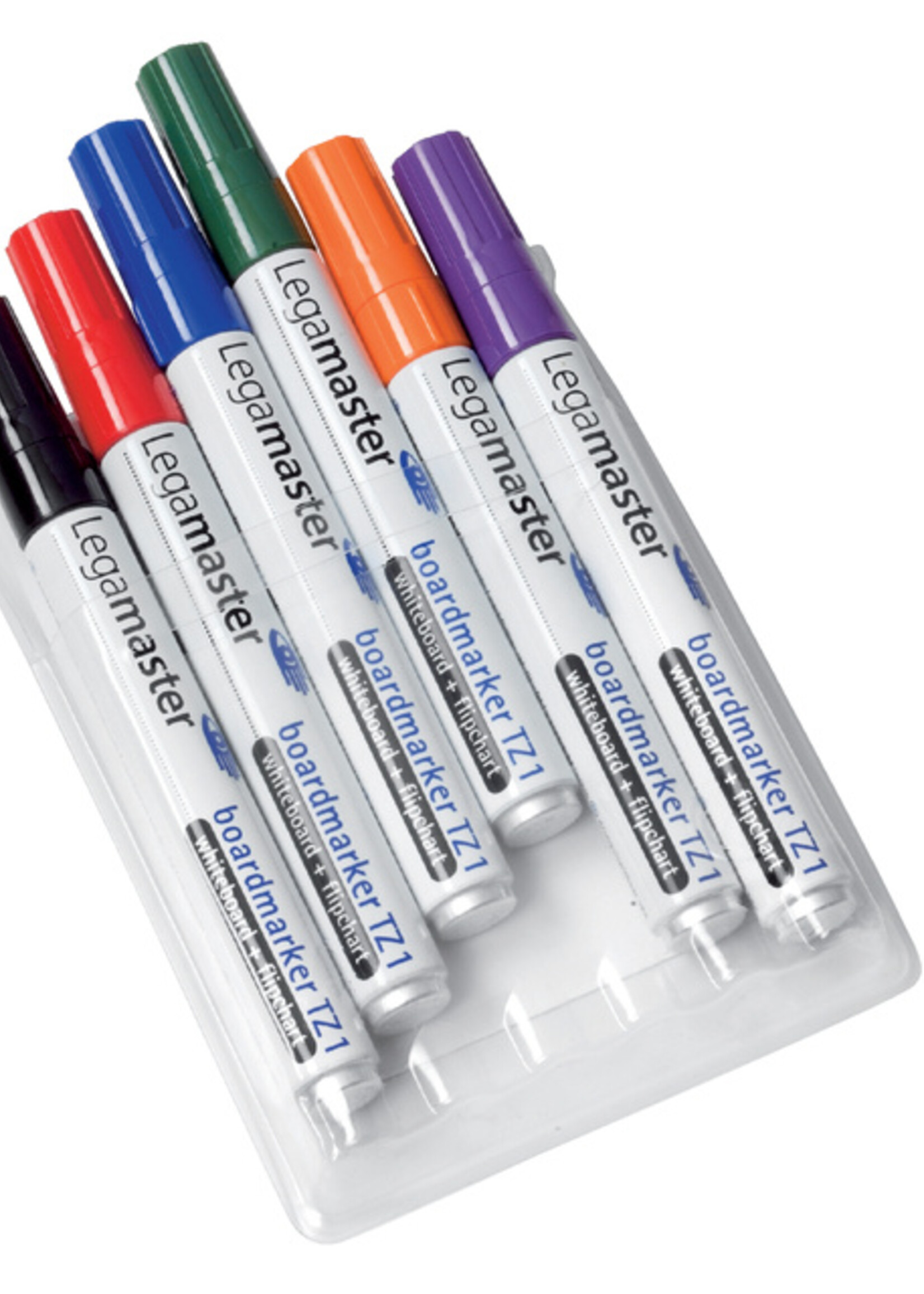 Legamaster Marqueur tableau blanc Lega TZ1 ogive 1,5-3mm 6pcs ass