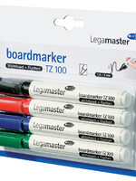 Legamaster Viltstift Legamaster TZ100 whiteboard rond ass 1.5-3mm 4st