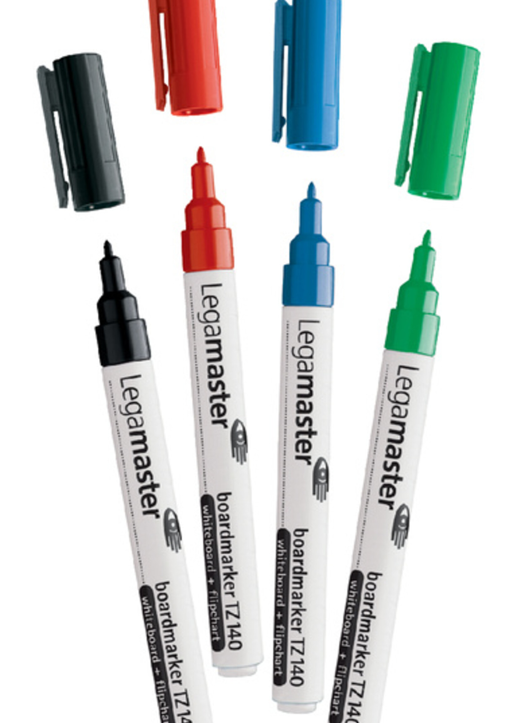 Legamaster Marqueur tableau blanc Lega LM140 ogive 1mm ass blister 4pcs