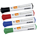 Nobo Viltstift Nobo whiteboard Glide rond assorti 3mm 4st