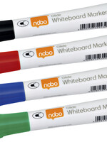 Nobo Viltstift Nobo whiteboard Glide rond assorti 3mm 4st