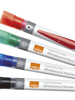 Nobo Feutre tableau blanc Nobo Liquid ogive 3mm assorti 4 pièces