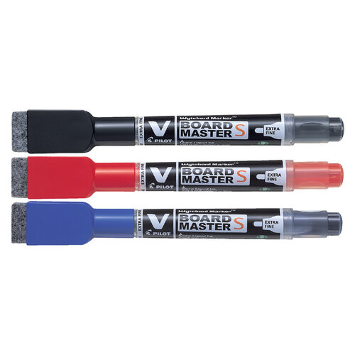 Pilot Feutre tableau blanc Pilot ogive 1,3mm + effaceur noir