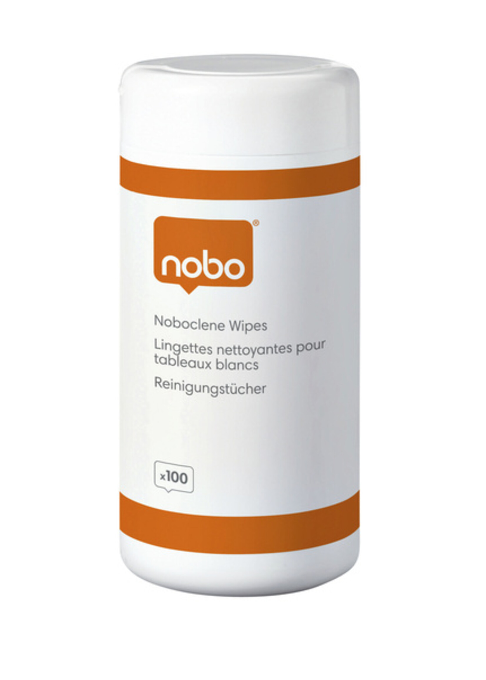 Nobo Lingettes Nobo pour tableau blanc pot de 100 pièces