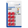 Legamaster Magneet Legamaster 20mm 250gr rood 8stuks