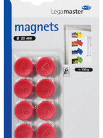 Legamaster Aimant Legamaster 20mm 250g 8 pièces rouge