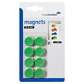 Legamaster Magneet Legamaster 20mm 250gr groen 8stuks