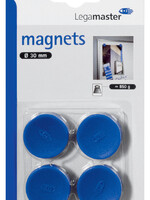 Legamaster Aimant Legamaster 30mm 850g 4 pièces bleu