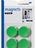 Legamaster Magneet Legamaster 30mm 850gr groen 4stuks