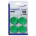 Legamaster Magneet Legamaster 35mm 1000gr groen 4stuks