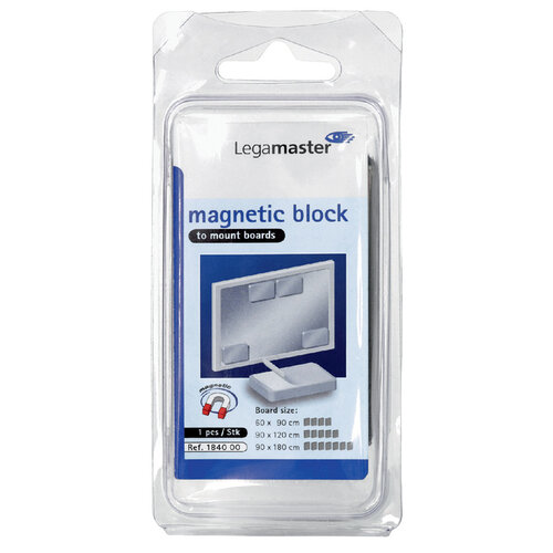 Legamaster Magneet Legamaster 50x75x12mm blokmagneet