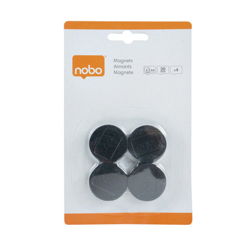 Nobo Magneet Nobo 30mm 700gr zwart