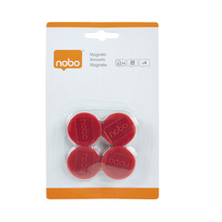 Aimant Nobo 30mm 700g rouge